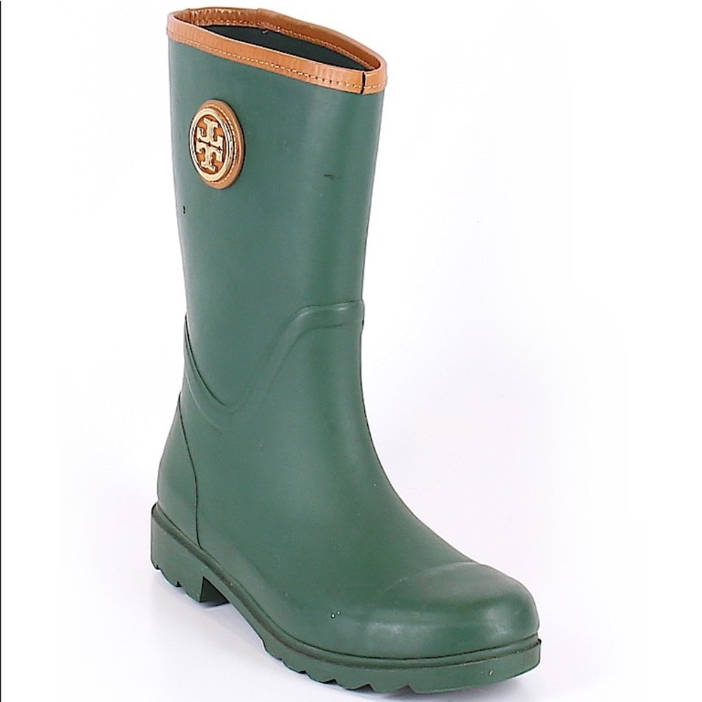 Tory Burch rain boots!!!! Perf condition